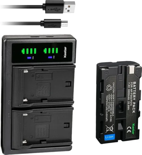 Miniatura 8 de Kastar NP-F580 LTD2 USB Battery Charger Replacement for L Series NP-F530 NP-F550 NP-F570 NP-F750 NP-F770 NP-F930 NP-F950 NP-F960 NP-F970 NP-F980