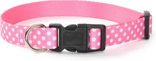 Miniatura 5 de Mile High Life Collar de nailon para cachorros con bonitos patrones, ligero, collar para niña y niño para perros pequeños, medianos y grandes