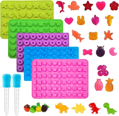 Miniatura 23 de 2 moldes de chocolate – Molde de silicona para chupete de una sola pieza, tamaño bocado, moldes de chocolate para decoración de pasteles y cupcakes