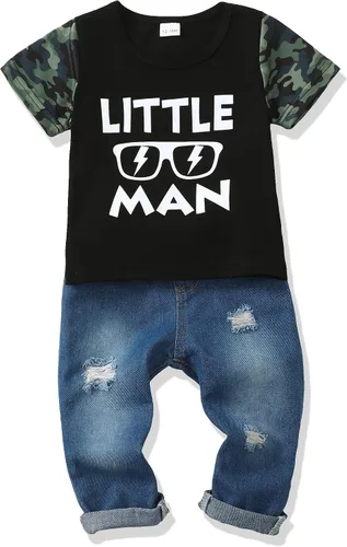 Miniatura 113 de Renotemy Ropa de bebé para niño, trajes de mezclilla, sudadera con capucha para bebés, pantalones de mezclilla, ropa para niños pequeños
