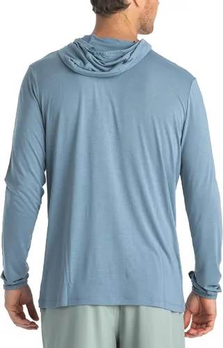Miniatura 19 de Free Fly Sudadera ligera con capucha para hombre, con protección solar UPF 20+ para hombre, transpirable, manga larga, para pesca