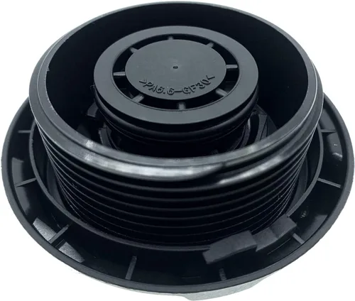 Miniatura 4 de Tapa de Cubierta del Depósito de Expansión del Radiador para VW Audi Skoda Seat Porsche, Negra, Anticongelante, 160KPa/23PSI, Reemplaza 2Q0121321A