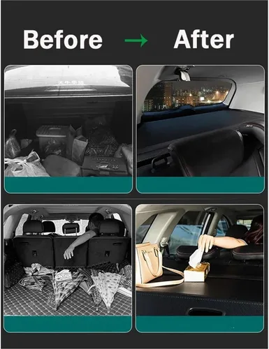 Miniatura 3 de Cubierta de carga para maletero trasero de automóvil compatible con Toyota RAV4 XA40 2013-2019 Bandeja de equipaje Escudo de seguridad con cortina