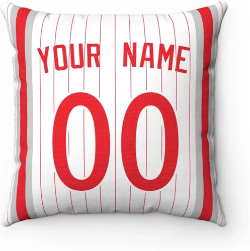 Miniatura 6 de ANTKING Paquete de 2 almohadas personalizadas con cualquier nombre y número, regalo personalizado para hombres, mujeres y niños Para Philadelphia