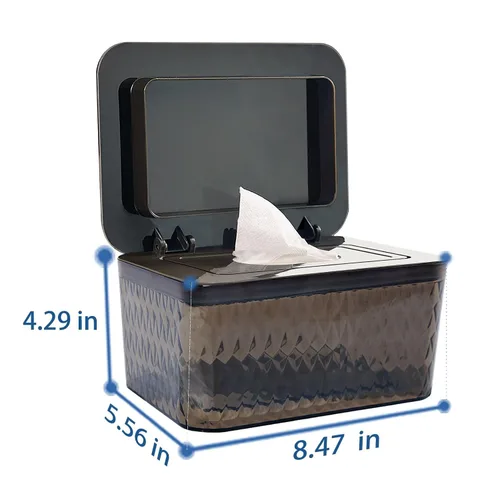 Miniatura 7 de Paquete de 2 Dispensadores de Toallitas con Diseño de Sello - Dispensador de Toallitas Soporte de Toallitas Caja de Toallitas para Baño Mantiene