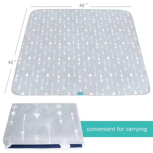 Miniatura 3 de Paquete de 2 alfombrillas antisalpicaduras para debajo de la silla alta, artes, manualidades y desorden alimentario, tapete antideslizante