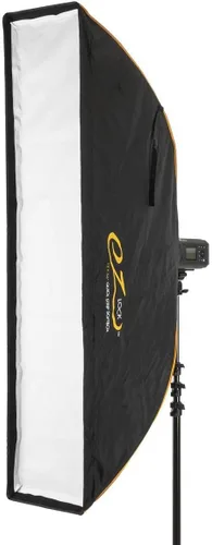 Miniatura 9 de Glow EZ Lock 12x56 Quick Strip Rectangular Bowens Mount Softbox w/Externo, Difusores Internos