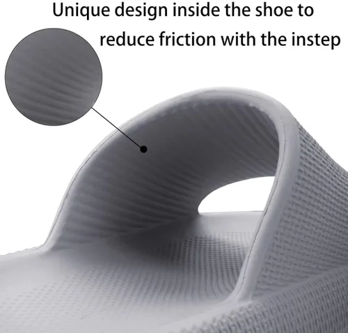 Miniatura 7 de Sandalias Cloud para mujeres y hombres,Sandalias de baño con almohadilla,Zapatos de plataforma de suela gruesa antideslizante EVA