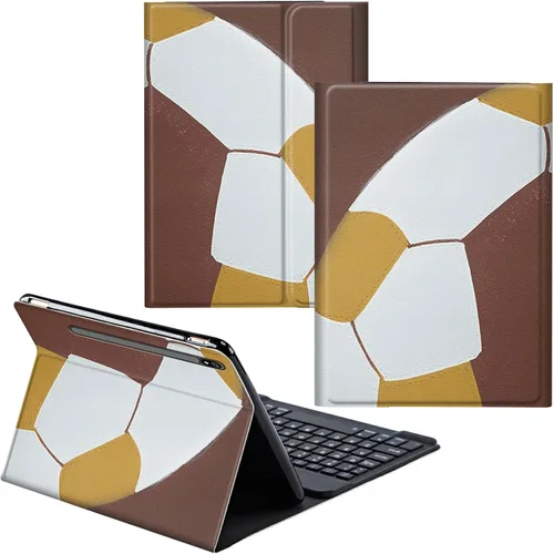 Miniatura 19 de Para Samsung Galaxy Tab S6 Lite Funda 2022/2020 Teclado Inalámbrico Desmontable Y Cubierta De Soporte De Cuero PU Funda Protectora Para Samsung