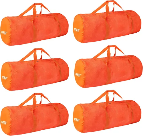 Miniatura 11 de Bolsa de lona deportiva de malla grande de alta resistencia, color gris, bolsa seca, equipo de buceo, bolsa de buceo con cremallera. Ideal