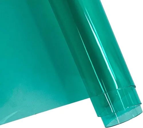 Miniatura 2 de ONEART Vinilo de cuero de calibre 30, color sólido transparente, impermeable, piel sintética para mujeres, bolsos de mano, 12 x 48 pulgadas