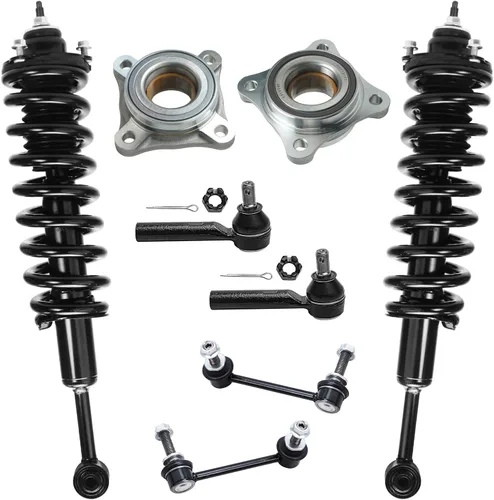 Miniatura 287 de Detroit Axle - Kit de nudillos de dirección delantera izquierda para Ford Edge Lincoln MKX 07-10, cojinete de rueda del lado del conductor, nudillo