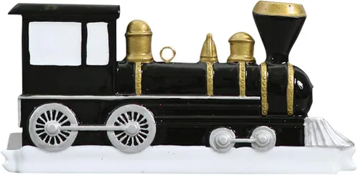 Miniatura 2 de Adorno de tren personalizado 2025 – Adorno Polar Express de tren de locomotora, regalos para viajeros internacionales, vehículo de Navidad