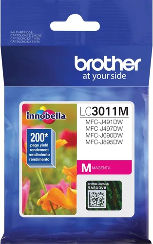 Miniatura 6 de Cartucho de tinta Brother LC3011 de rendimiento estándar, empaque individual, rendimiento de hasta 200 páginas, LC3011, cartucho de reposición