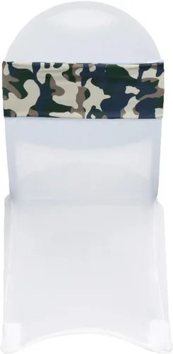 Miniatura 9 de YOUR CHAIR COVERS - Bandas elásticas de elastano para sillas, color negro (paquete de 10), bandas elásticas universales para banquetes, fiestas