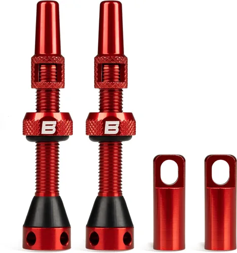 Miniatura 15 de BWSHLF Vástago de Válvula Sin Cámara Presta 40/44/55/60/65/70/80/100 mm, Kit de Vástago Presta de Aleación Super Ligera con Herramienta