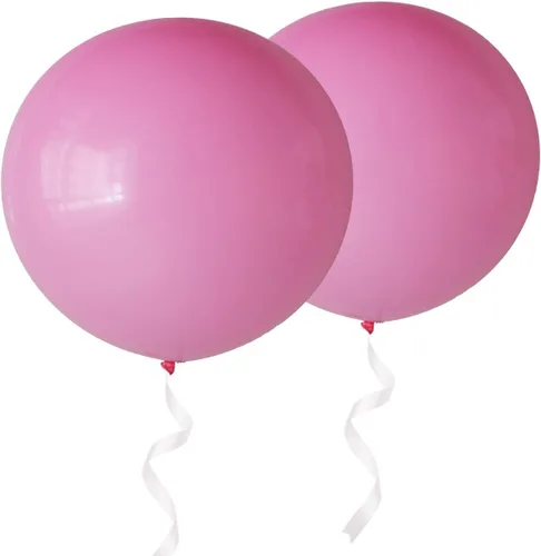Miniatura 12 de Globos redondos gigantes de 36 pulgadas, paquete de 6 globos de látex negros para sesiones de fotos, bodas, baby shower, decoraciones de fiesta