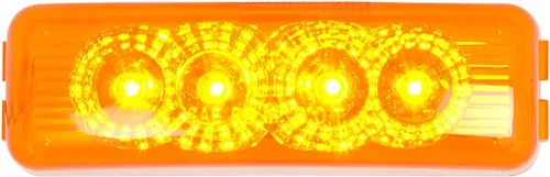 Miniatura 5 de GG Grand General 77853 Luz LED rectangular rojo/transparente Spyder con soporte negro Rojo (Red/Clear)