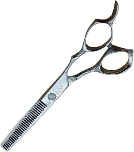 Tijeras de corte de pelo de acero de dos lados para adelgazar los dientes de corte de peluquería peluquería peluquería salón de afeitar para el
