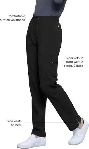 Miniatura 4 de Infinity Cherokee CK065A - Pantalón médico de enfermería sin cierre para mujer