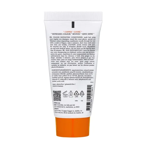 Miniatura 2 de Evo Fabuloso - Acondicionador de depósito de color - Acondicionador de cuidado del color para cabello teñido - Tratamiento nutritivo para cabello