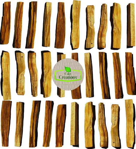 Miniatura 6 de 120 Palitos de incienso Palo Santo para sahumerio, lote a granel, alto contenido de resina, madera sagrada. Incienso certificado premium auténtico