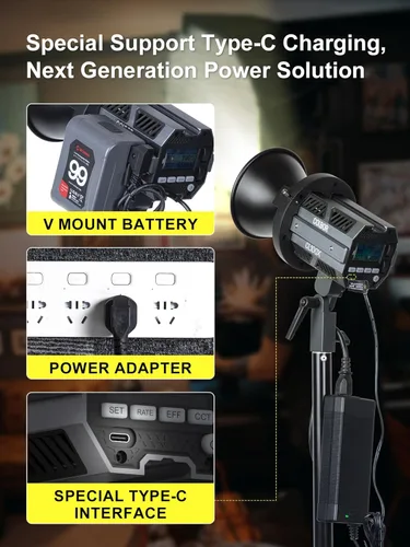 Miniatura 7 de Luz de video, Colbor CL100X 110W Luz de video bicolor 2700K-6500K CRI97+COB Aluminio continuo con montaje Bowens APP Control 10 Efecto de luz