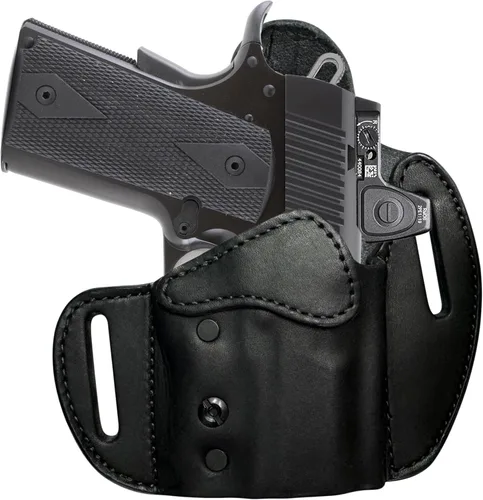 Miniatura 36 de Urban Carry LockLeather OWB RMR/RDS - Funda segura y cómoda de cuero/polímero híbrido para una ocultación óptima Diestro Compatible con una