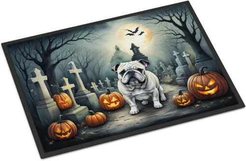 Miniatura 62 de Caroline's Treasures DAC2011MAT - Felpudo de Halloween espeluznante con diseño de Beagle, de 18 x 27 pulgadas, para interiores y exteriores
