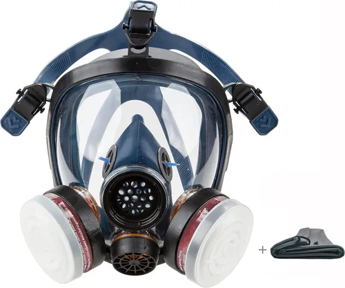 SYINE Máscara respiratoria completa de vapores orgánicos, máscara de gas, pintura en aerosol, formaldehído químico, protección respiratoria a prueba