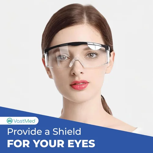 Miniatura 2 de 12 lentes de seguridad antivaho con patillas ajustables Gafas antivaho con lente transparente, gafas protectoras ligeras para hombres y mujeres