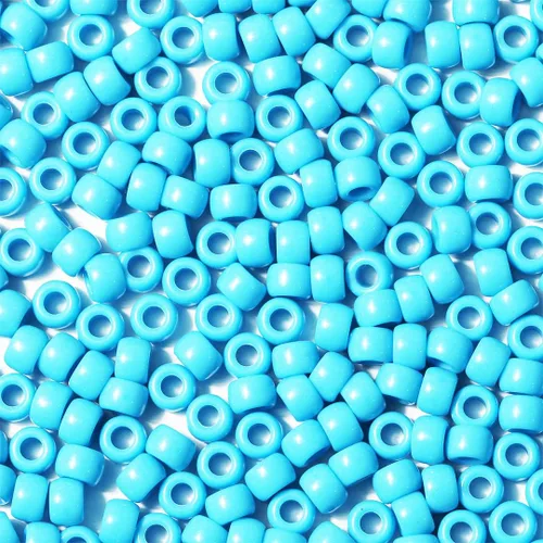 Miniatura 27 de 1000 cuentas de pony negras de 0.236 x 0.32 pulgadas para pulseras, trenzas de pelo y manualidades de bricolaje, solo para uso en manualidades
