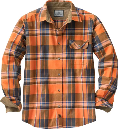 Miniatura 47 de Legendary Whitetails Camisa de franela de manga larga con botones para hombre, 100% algodón