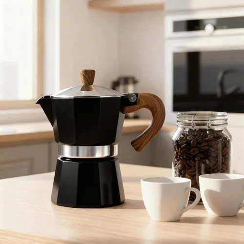 Miniatura 7 de ShanSon Moka Pot - Cafetera de café expreso de 3 tazas de 5 onzas, cafetera italiana manual cubana, cafetera italiana espresso greca para capuchino