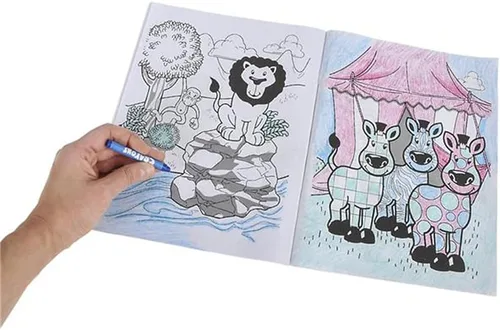 Miniatura 4 de ArtCreativity Libros para colorear de animales del zoológico para niños, paquete de 12, folletos de colores grandes de 8.25 x 11 pulgadas, premios
