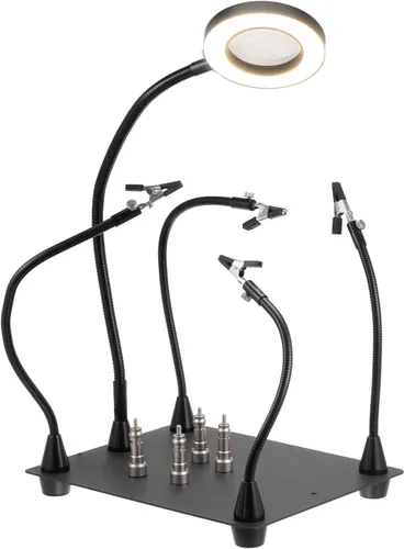 Miniatura 6 de PATIKIL Manguera universal de cuello de cisne de 3.9 pulgadas, 1 manguera de metal flexible flexible de rosca fina M10, extensión de tubo suave