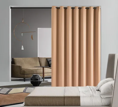 Miniatura 127 de PI Cortinas opacas para dormitorio, tratamiento de ventana con aislamiento térmico de anillo superior, cortinas oscurecedoras de habitación