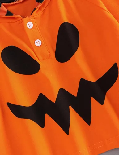 Miniatura 4 de Sudadera con capucha para bebé niño de Halloween, sudadera con capucha y estampado de murciélagos, ropa de Halloween para bebé, 6 meses-3 años