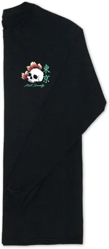 Miniatura 7 de Riot Society Camiseta de manga larga estampada y bordada para hombre
