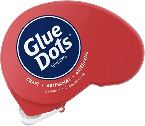 Miniatura 6 de Glue Dots, Craft Dots Dot N' Go - Dispensador de doble cara, 3/8 pulgadas, 0.38 pulgadas, 200 puntos, cinta adhesiva para manualidades, puntos