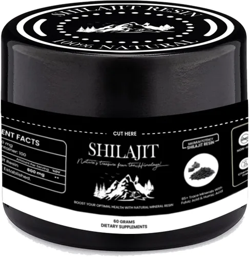 Miniatura 6 de Shilajit - Resina pura del Himalaya, Shilajit 100% pura con ácido fúlvico y más de 85 oligominerales, apoya la energía, la inmunidad y la salud