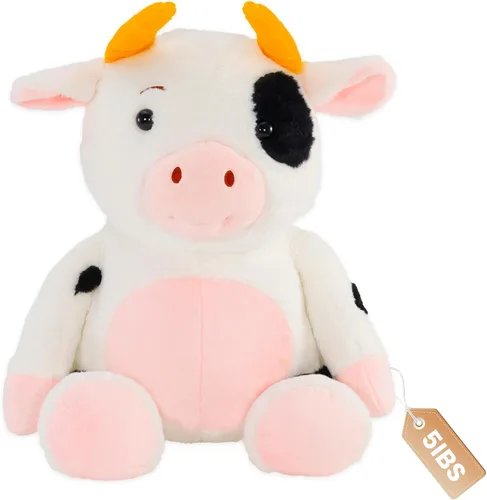 Miniatura 16 de JOD® Peluche de gato negro con peso de 27 pulgadas, animal de peluche de gato negro con peso, lindos peluches de 5 libras almohada suave juguete