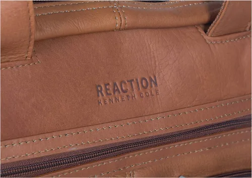 Miniatura 14 de Kenneth Cole REACTION "Out of the Bag" Manhattan - Bolso bandolera de cuero colombiano para laptop de 15.6" para viajes y negocios