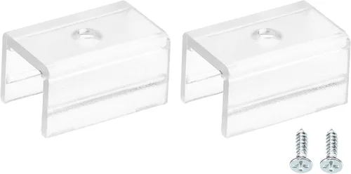 Miniatura 6 de MECCANIXITY Clips de montaje para luces de cuerda, accesorios de soporte de montaje de canal de pared para tira de neón LED de 0.315 in