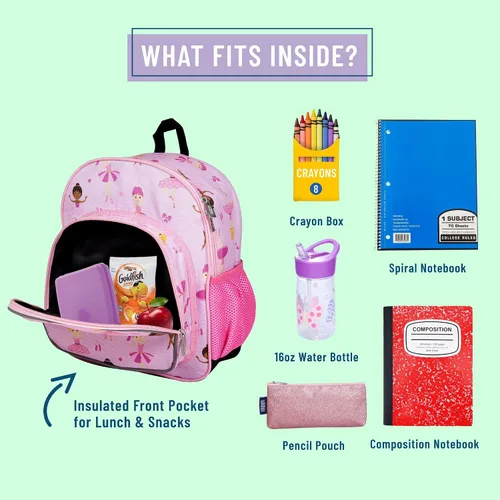 Miniatura 4 de Wildkin - Mochila de 12 pulgadas para niña