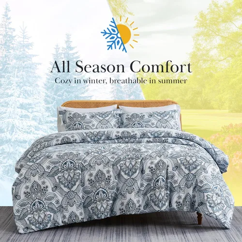 Miniatura 4 de Southshore Fine Living, Inc. Enchantment Collection - Juego de edredón de gran tamaño tamaño individual alternativo para todas las estaciones