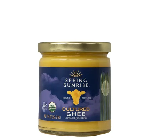 Miniatura 15 de Spring Sunrise - Mantequilla clarificada orgánica alimentada con pasto - Mantequilla clarificada certificada por la USDA - Aceite de cocina apto