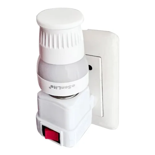 Miniatura 9 de eLEDing - Adaptador de enchufe de luz con sensor de movimiento, base de tornillo de movimiento radar para bombillas LED CFL incandescentes, control