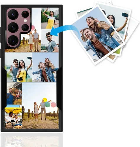 Miniatura 41 de Funda protectora personalizada para Samsung Galaxy S22 Ultra 5G (versión 2022), funda protectora de doble capa resistente con múltiples fotos, a