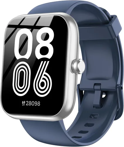 Miniatura 10 de Reloj inteligente con Alexa integrado, rastreador de salud HD de 1.83 pulgadas, llamadas/notificaciones Bluetooth, más de 120 modos deportivos, Negro